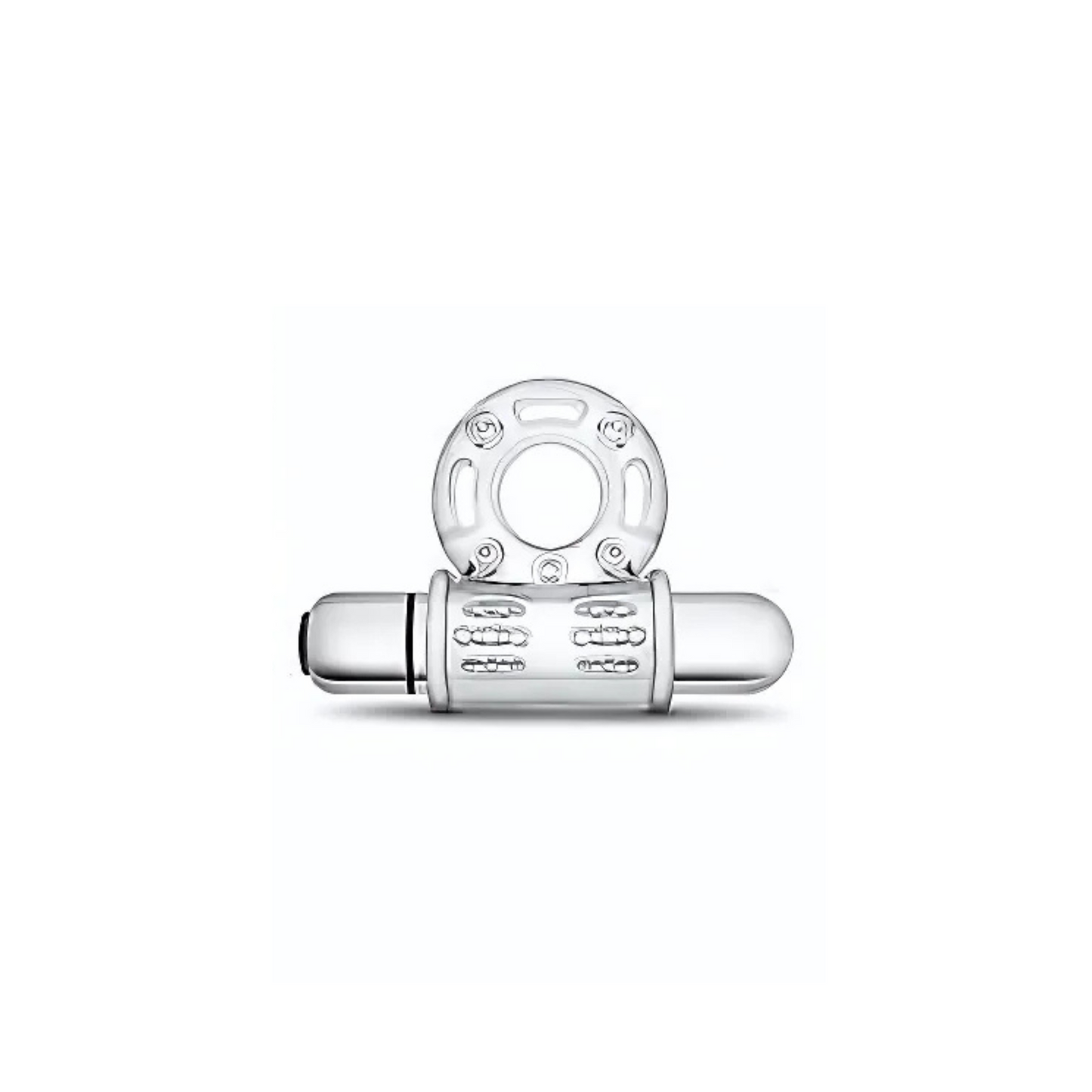 Stay Hard - 10 Function Vibrating Mega Bull Ring - Clear