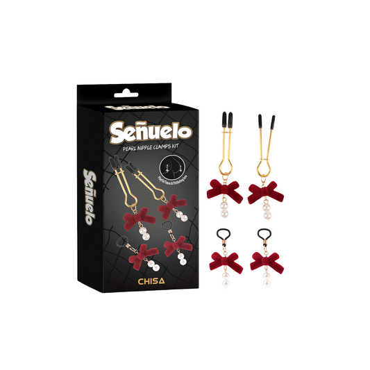 Pearl Nipple Clamps Kit