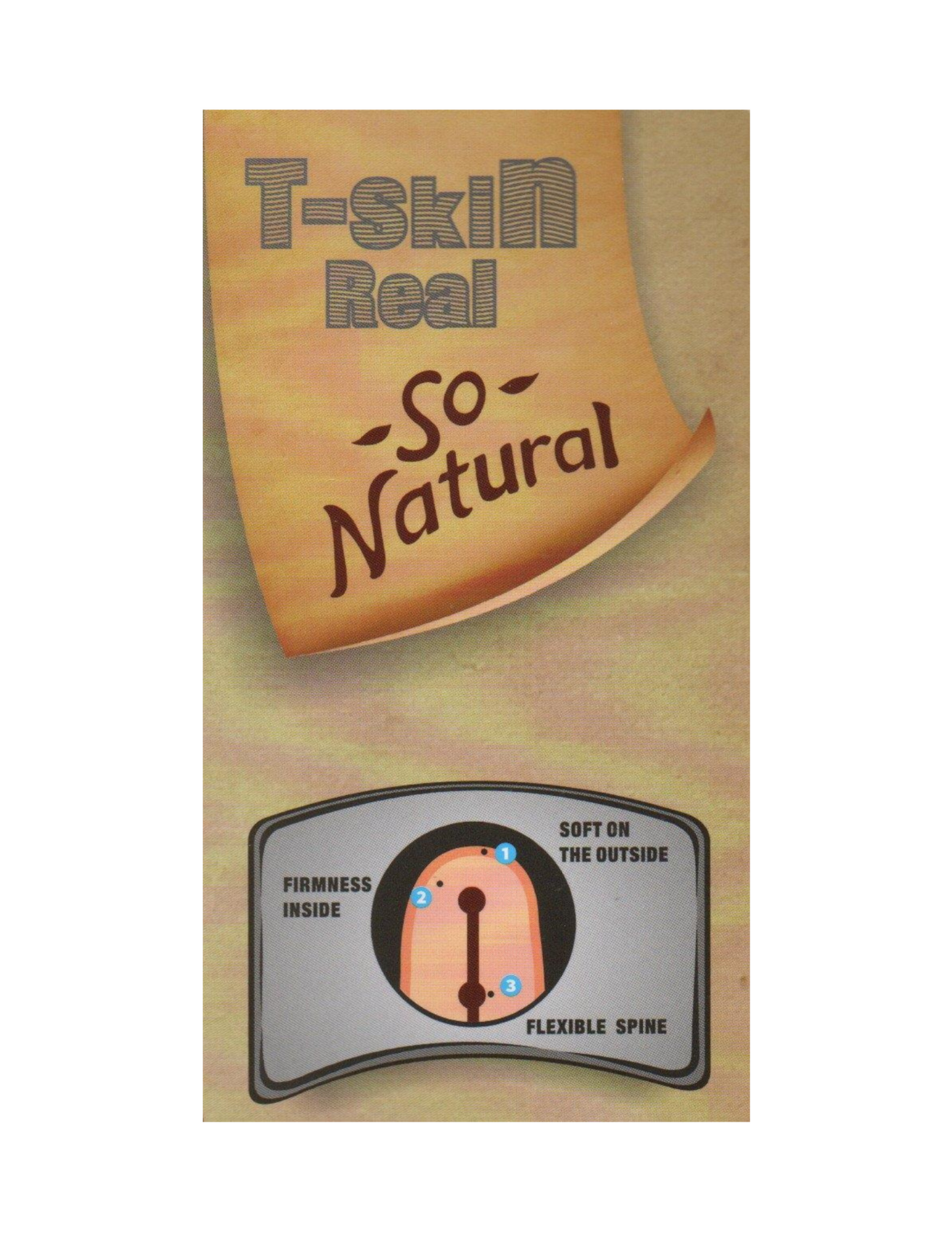 T-SKIN REAL – SO NATURAL - DILDOS.