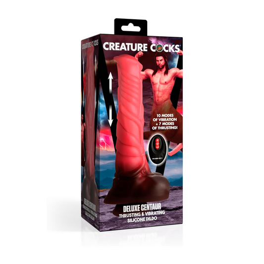 Vibrador de silicona de empuje y vibración de centauro